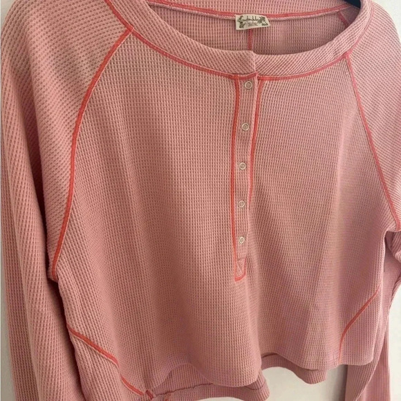 Free People Early Night Sweater in Pink NWT - Picture 5 of 6